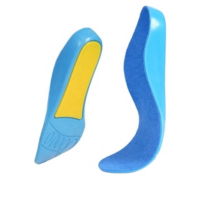 Semelles orthopédiques souples en PU avec soutien de la voûte plantaire pour enfants, semelles confortables pour pieds plats, semelles orthopédiques complètes unisexes pour le sport - Product Image 1