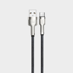 Câble de données tressé OKOP318 à charge rapide 65W <span class=keywords><strong>avec</strong></span> protection contre les surcharges et transfert de données pour écouteurs Android et <span class=keywords><strong>connecteur</strong></span> Type-C - Product Image 5