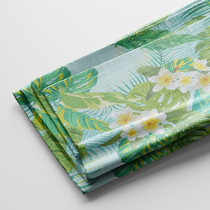 Tissu en dentelle imprimé floral pour vêtements personnalisés, 180 GSM, dentelle tricotée extensible douce, approvisionnement en gros par rouleau - Product Image 3