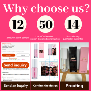 Lipstik Cair Matte Tahan Air 6.5g, Pigmentasi Tinggi 53 Warna, Vegan, Mineral, Logo Kustom, Label Pribadi Wanita, Grosir - Product Image 4