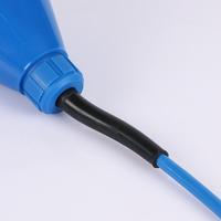 CHENF Nouveau design Capteur automatique en plastique pour réservoir d'eaux usées, contrôleur de niveau d'eau pour milieux liquides / Interrupteur à flotteur bleu en forme de goutte
