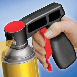 Pistola pulverizadora de plástico al por mayor, 1 unidad, universal, reutilizable, para pintura en aerosol, aplicación de película de color para coches - Product Image 4