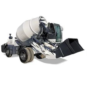 LTMG High Quality Diesel full-atomatic 4 cubic concrete mixer truck with pump concrete machine