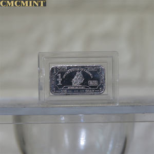 Продажа старых монет 1 г индийский Железный корабль бар Cmcmint, пластиковая упаковка - Product Image 2