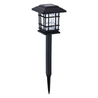 Lanternes de jardin LED étanches AB pour Halloween et Noël avec flamme vacillante, alimentées par énergie solaire, indice de protection IP65, contrôle sans fil