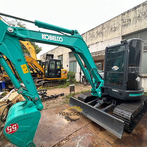Miniexcavadora Kobelco SK55SR Usada, Original de Japón, SK 55 SR, 5 Toneladas, 5T, 5.5 Toneladas, 5.5T, Excavadora Mediana de Orugas - Product Image 4