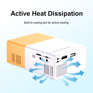 High Definition 1080p 4k Smart Projector 4 to 3 Screen Ratio Portable Mini Projector IR Remote Control Pocket Projector - Product Image 2