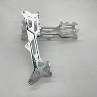 Cadres de patins en alliage d'aluminium usinés par CNC sur mesure en gros, composants de châssis de patins en ligne de précision pour patins de vitesse en ligne