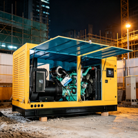 Générateur diesel de secours de type ouvert CE EPA ISO 380V 220V 50Hz triphasé avec ATS démarrage automatique pour l'alimentation de secours des usines au Chili