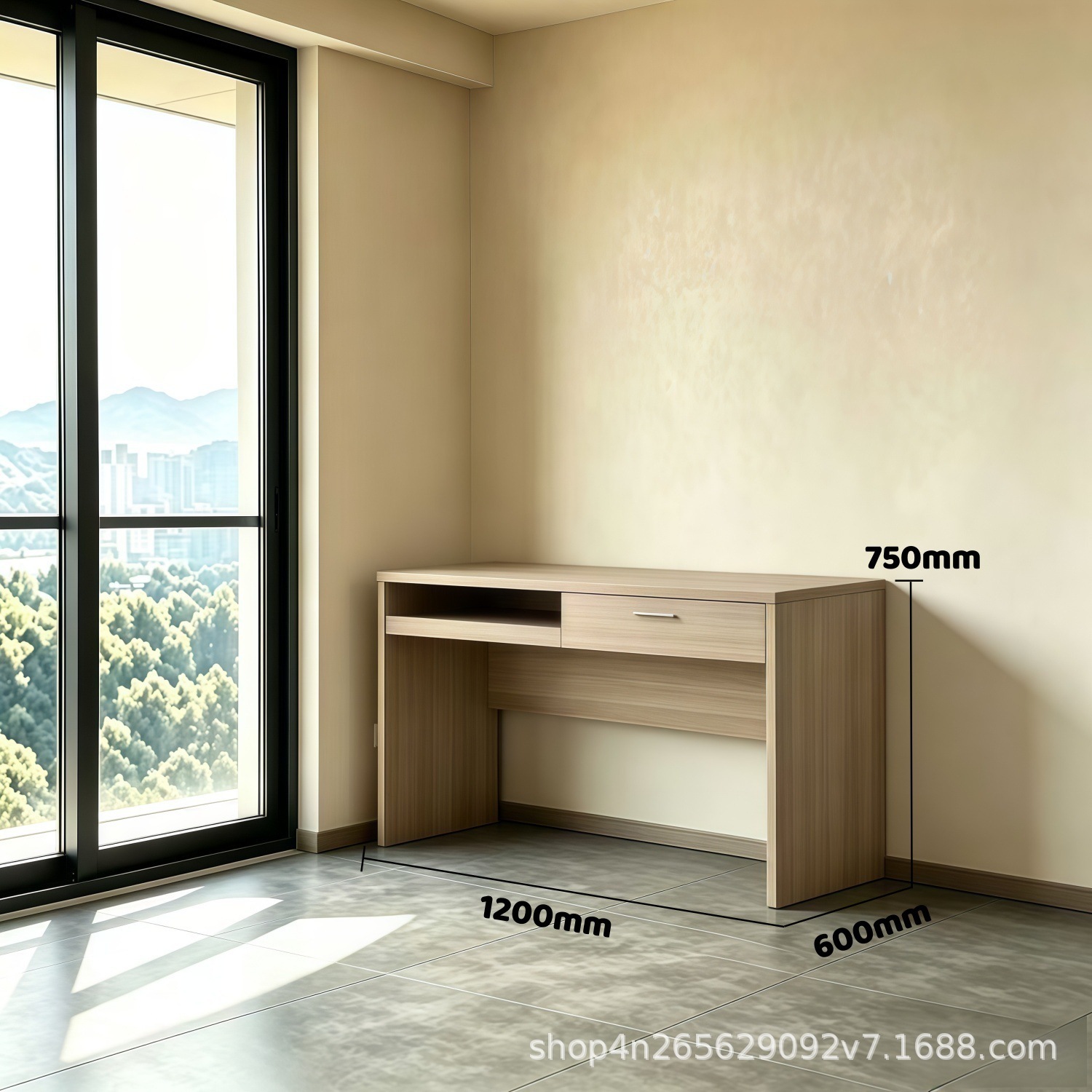 1.2-meter computer desk - T