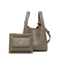 Sac fourre-tout minimaliste de luxe tendance avec fond renforcé, sac à main double de haute qualité