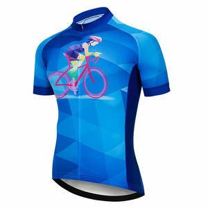 Maillot de cyclisme réfléchissant personnalisé avec logo d'équipe OEM, impression par sublimation intégrale, haut de gamme pour hommes et femmes, idéal pour la course sur route. - Product Image 1
