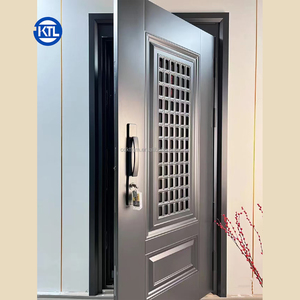 High-End fabbrica diretta in acciaio francese Design moderno con pieghevole stile aperto piccola porta in metallo esterno in acciaio porta - Product Image 5