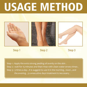 OEM/ODM Peeling Oil Cuerpo Piel Piernas Blanqueamiento facial Blanqueamiento Químico Peel Oil Extra Fuerte Exfoliante Líquido amarillo - Product Image 6