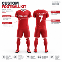 Kit de football complet personnalisé avec short – Créez votre propre style – Sponsors – Sublimation personnalisée – OEM ODM – Vente en gros usine – Royaume-Uni UE