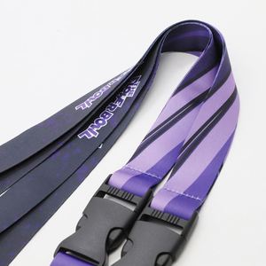 Custom Logo Football Fan Souvenir Keychain Lanyard Polyester Neck Strap Detachable Buckle Sports Event ID Card Holder Lanyard - Product Image 3