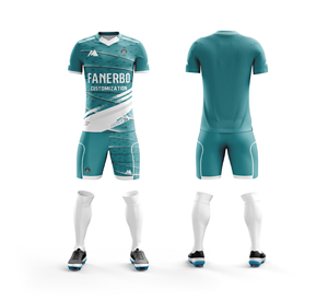 ชุดยูนิฟอร์มฟุตบอลโพลีเอสเตอร์ผู้ชายแบบกำหนดเอง OEM ชุดเสื้อฟุตบอลทีมพร้อมชื่อและโลโก้ที่กำหนดเอง - Product Image 3