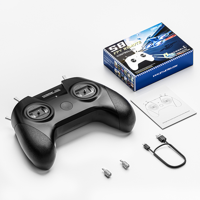 STARDRONE FPV Simulator Controller with USB Plug 8 Channels FPV Drone Games Training Remote Controller