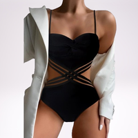 Bikini sexy personnalisé pour adolescentes de 18 ans, maillot de bain une pièce à taille haute pour femmes, maillot de bain de fitness