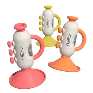 2024 bébé nouveau trompette <span class=keywords><strong>instrument</strong></span> jouant jouet dessin animé <span class=keywords><strong>instrument</strong></span> électronique trompette musicale jouet avec <span class=keywords><strong>musique</strong></span> légère - Product Image 1