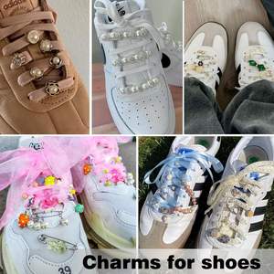 キラキラブローチ 安全ピン パールチャームブローチ 靴下・靴用ピン ゴールドジュエリーアクセサリー 靴飾り - Product Image 3