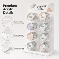 Étagères et présentoirs en acrylique personnalisés pour les sachets de snus et les accessoires de magasin