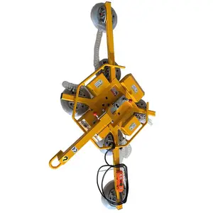 玻璃卸料升降机用优质悬臂式电池供电移动式真空玻璃吸油杯式升降器