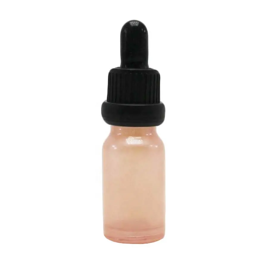 1 oz 30ml pink glass perfume bottle with dropper for oils RGB-440C