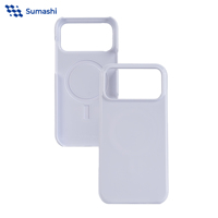 Casing HP Magnetik Sublimasi Custom Ultra Tipis Mengkilap MOQ Rendah untuk iPhone 16 15 Pro Max Samsung S25