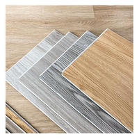 Carreaux de sol en vinyle autocollants imperméables à bas prix, LVT, PVC, plastique