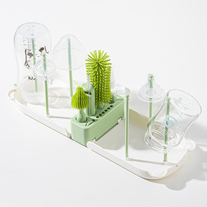 Ensemble de brosses de nettoyage pour biberons portables avec boîte de rangement, brosses en silicone pour les voyages et l'usage quotidien - Product Image 3