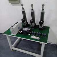 Kits de plateforme de mouvement 3DOF DIY en aluminium avec moteur servo 750W 3000 tr/min et vis de guidage de 150 mm pour simulateurs VR et jeux de course TELA TA16B