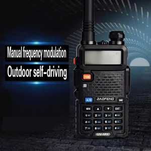 Wholesale BFUV-5RX Handheld Walkie Talkie Tri Band VHF/UHF Analog <b>Two</b> <b>Way</b> <b>Radio</b> 5W 0-8KM Long Range Communication IPX-1 Water - Product Image 1