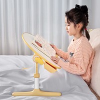 Table de bureau d'ordinateur portable réglable en hauteur support de lit bureau d'ordinateur portable table de lecture pliable pour enfants