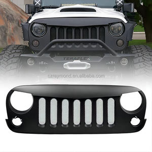 <span class=keywords><strong>Calandre</strong></span> <span class=keywords><strong>Angry</strong></span> Eyes de pare-chocs avant noire ABS personnalisée pour <span class=keywords><strong>Jeep</strong></span> Wrangler JK troisième génération 2007-2018 - Product Image 1