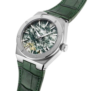 Reloj de Cuarzo de Acero Inoxidable OEM ODM con Logotipo Personalizado, Reloj de Pulsera de Alta Calidad con Esfera de Piedra Natural Especial, Reloj Luminoso para Hombre - Product Image 2