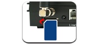 Système téléphonique PBX mini-interphone 8 lignes Excelltel MS 108 noir avec carte SIM pour usage professionnel