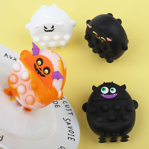 Halloween lindo diablo silicona demonio Squishy juguete Boo fantasma alivio del estrés sensorial <span class=keywords><strong>Fidget</strong></span> Squeeze juguete creativo fiesta Favor regalo - Product Image 2