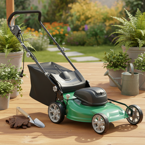 1600W 16" Electric Lawn Mower Grass Strimmer <strong>Multi</strong> <strong>Tool</strong> <strong>Brush</strong> <strong>Cutter</strong> 1600W Robotic Lawnmower Electric Garden <strong>Tool</strong> - Product Image 3