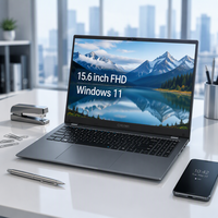 Ordinateur portable professionnel OEM avec processeur Intel Pentium Silver N5030, écran Full HD de 15,6 pouces, 8 Go de RAM, 256 Go de SSD, Windows 11, Gemibook Plus