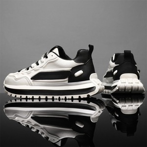 Zapatos Oxford para Hombre, Primavera 2025, Nuevos, Transpirables, Casuales, Deportivos, con Cordones, Antideslizantes, Suela Suave, Blancos, Modernos, Estilo Dad Shoes - Product Image 2