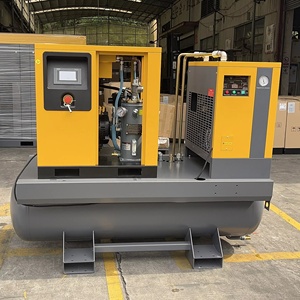 Alta efficienza 7.5KW 11KW 15KW 22KW 55KW compressore d'aria a vite di progettazione integrata di risparmio energetico per l'officina - Product Image 1