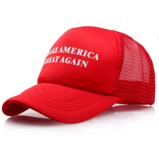 סיטונאי 5 פנל קצף נהג משאית כובע לעשות אמריקה נהדר שוב בייסבול כובע כובע אמריקאי אדום טראמפ כובע