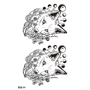 Tatouage temporaire semi-permanent papillon longue durée par transfert d'eau/autocollant Tatu marqueurs de tatouage 2 semaines - Product Image 4