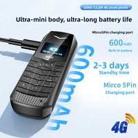Mini Teléfono Celular con Doble SIM y Banda de Frecuencia Global 4G, Compacto y Portátil con Pantalla de 2.8 Pulgadas para Estudiantes y Personas Mayores, Modelo J60+