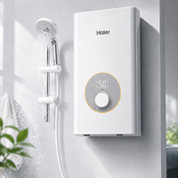 Chauffe-eau instantané sans réservoir de haute qualité 3,8 kW 230 V 50 Hz pour camping-car et usage extérieur, boîtier en plastique, économe en énergie, écran LCD, interface en anglais