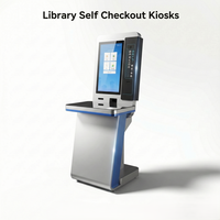 Kioscos de Autopago para Bibliotecas HAUMR, Máquina de Préstamo de Libros RFID Todo en Uno con Pantalla Táctil FHD de 21.5 Pulgadas para Bibliotecas Públicas