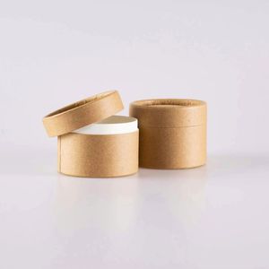 บรรจุภัณฑ์เครื่องสำอางแบบขายส่งที่เป็นมิตรกับสิ่งแวดล้อม กระปุกใส่แป้งแบบเป็นมิตรต่อสิ่งแวดล้อม หลอดบรรจุภัณฑ์แบบรีไซเคิล หลอดกระดาษแข็ง หลอดกระดาษคราฟท์ - Product Image 2