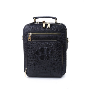 100% genuine leather handbag for <b>men</b>, made of real crocodile skin, shoulder strap style, <b>crossbody</b> <b>bag</b> - Product Image 1