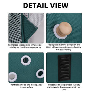 Taşınabilir kuş temizle sırt çantası papağan küçük Pet taşıma çantası büyük uzay kuş seyahat kafesi - Product Image 4